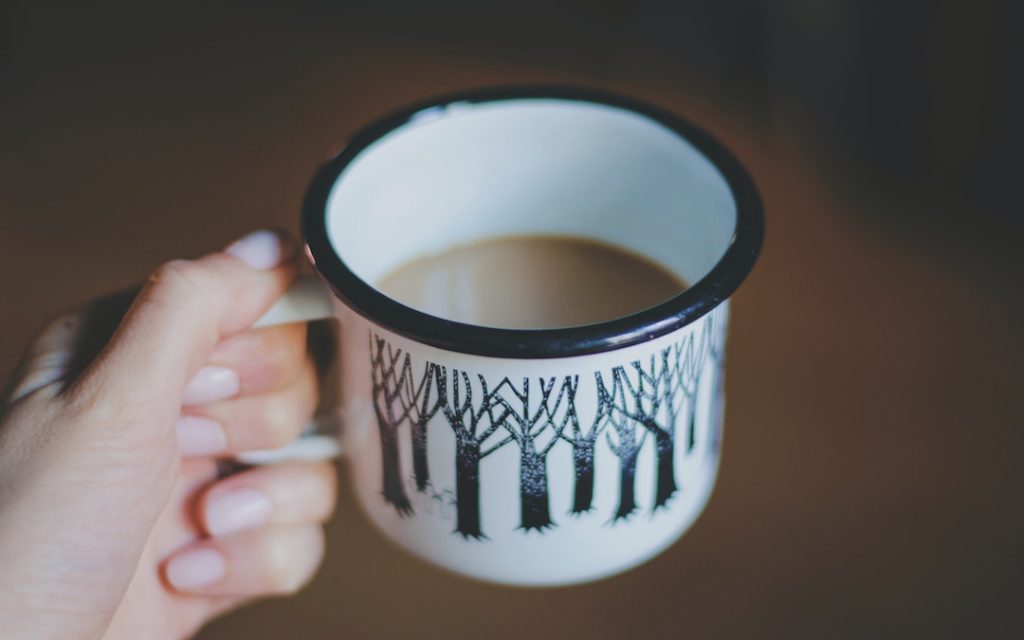 Emaille Tasse